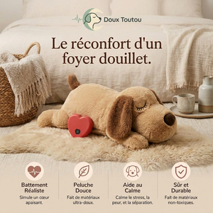 Peluche Cœur Doux — Battement de cœur apaisant